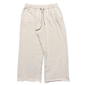 Women’s Y2K Workshop Republic Wide Leg Cozy White Sweatpants Size M